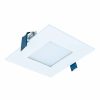 Recessed Lighting * | Hlb 4 In. Selectable White Square New Construction/Remodel Canless Recessed Integrated Led Downlight Kit, 661 Lumens By Halo