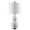 Lamps * | Emery 24.5 In. Ivory Table Lamp With White Shade By Safavieh