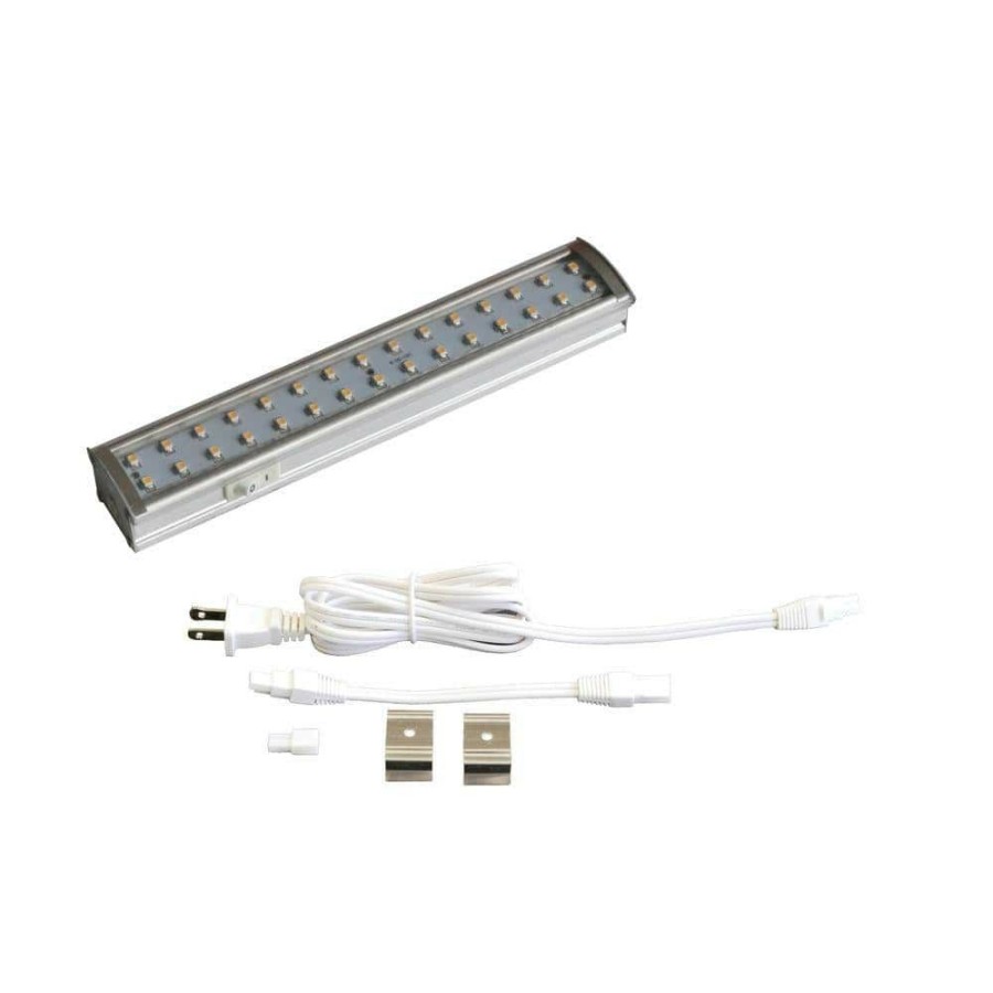 Cabinet Lights * | Orly 8 In. Led Aluminum Linkable Under Cabinet Light With 30 4500K By Radionic Hi Tech