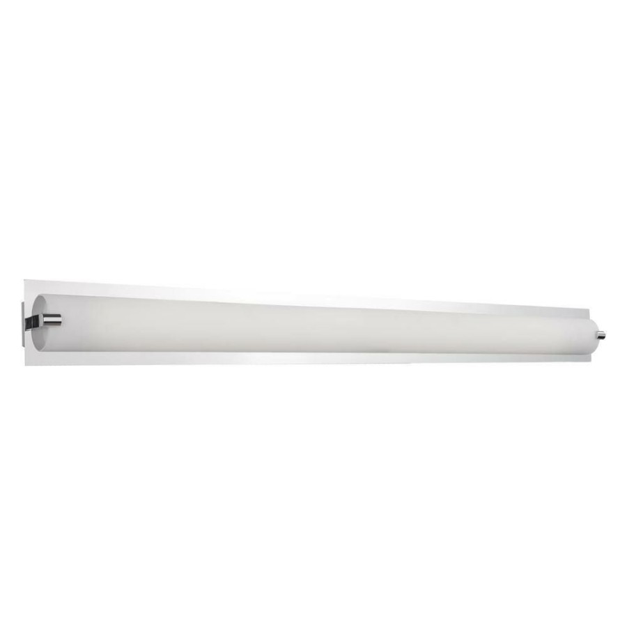 Vanity Lighting * | Unice 1-Light Brushed Nickel 60-Watt Equivalence Integrated Led Bath Light By Radionic Hi Tech