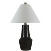 Lamps * | Cerlia 26 In. Black Table Lamp With White Shade By Safavieh