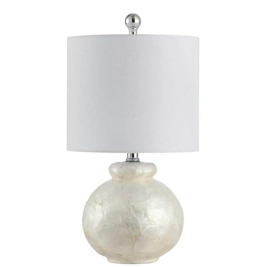 Lamps * | Ivy 20 In. Ivory Table Lamp With White Shade By Safavieh