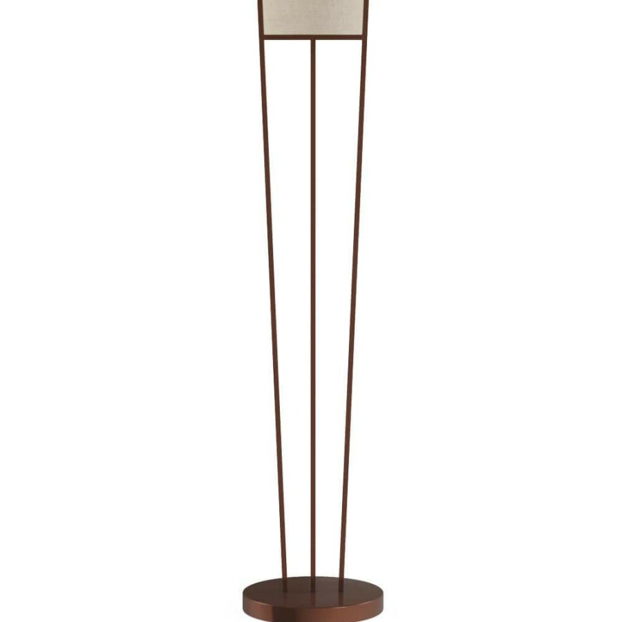 Lamps * | Rowtridia 7 In. Oil Brushed Bronze Floor Lamp By Radionic Hi Tech