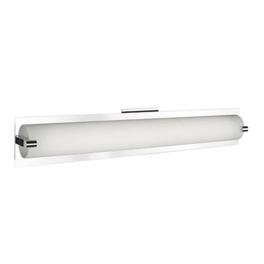 Vanity Lighting * | Unice 1-Light Brushed Nickel 60-Watt Equivalence Integrated Led Bath Light By Radionic Hi Tech