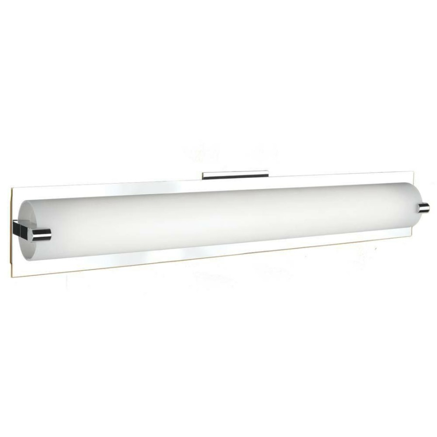 Vanity Lighting * | Unice 1-Light Brushed Nickel 60-Watt Equivalence Integrated Led Bath Light By Radionic Hi Tech