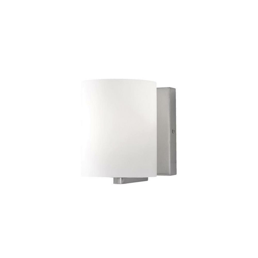 Cabinet Lights * | Bailey 1-Light Brushed Nickel Bath Light By Radionic Hi Tech