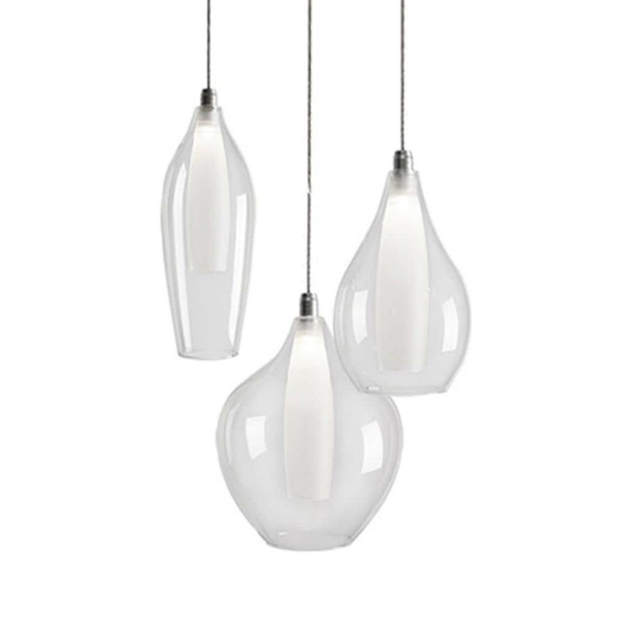 Pendant Lights * | Jessa 1-Light 40-Watt Equivalence Chrome Integrated Led Pendant By Radionic Hi Tech