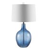 Lamps * | Nadine 26 In. Blue Table Lamp With White Shade By Safavieh