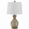 Lamps * | Flora 24 In. Gray Table Lamp With White Shade By Safavieh