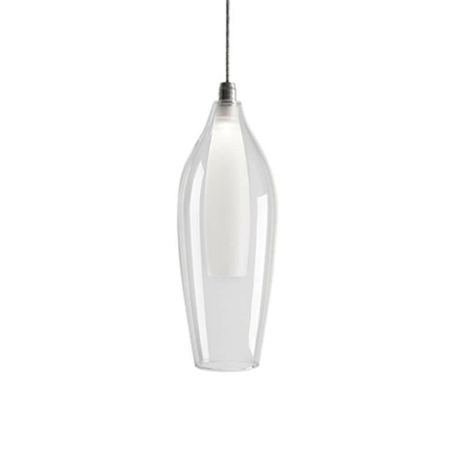 Pendant Lights * | Kara 1-Light 40-Watt Equivalence Chrome Integrated Led Pendant By Radionic Hi Tech