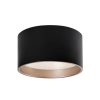 Flush Mount Lights * | Aurora 60-Watt Equivalence Black Integrated Led Ceiling Flush Mount By Radionic Hi Tech