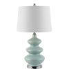 Lamps * | Brielle 27.5 In. Blue Table Lamp With White Shade By Safavieh