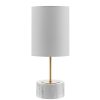 Lamps * | Kamilah 18 In. White Table Lamp With White Shade By Safavieh