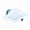 Recessed Lighting * | Hlb 4 In.3000K White Square New Construction/Remodel Canless Recessed Integrated Led Downlight Kit By Halo