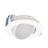 Recessed Lighting * | Hla 4 In. Color Selectable (2700K-5000K) Canless Recessed Wide Beam Adjustable Gimbal Trim Integrated Led Kit By Halo