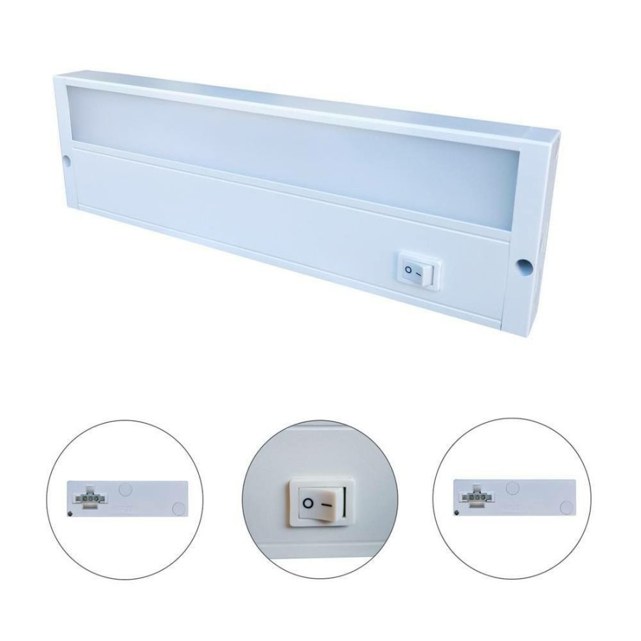 Cabinet Lights * | Uc 12 In. Led White Under Cabinet Light By Radionic Hi Tech