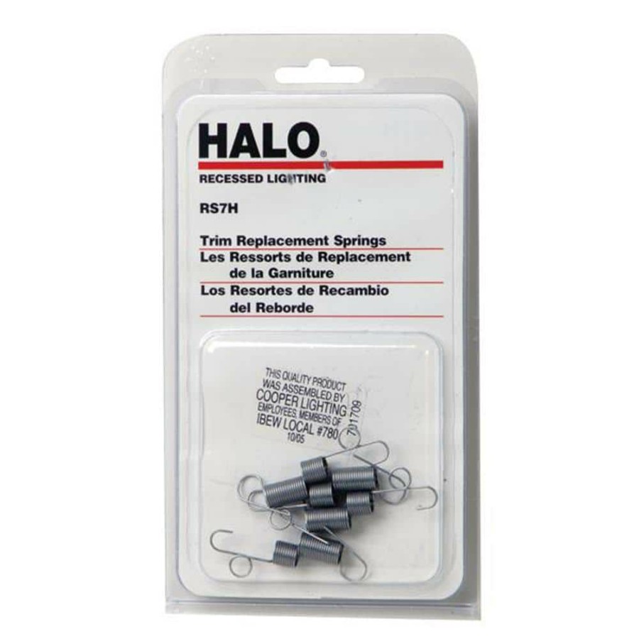 Recessed Lighting * | Recessed Ceiling Light Replacement Trim Springs (4-Pack) By Halo