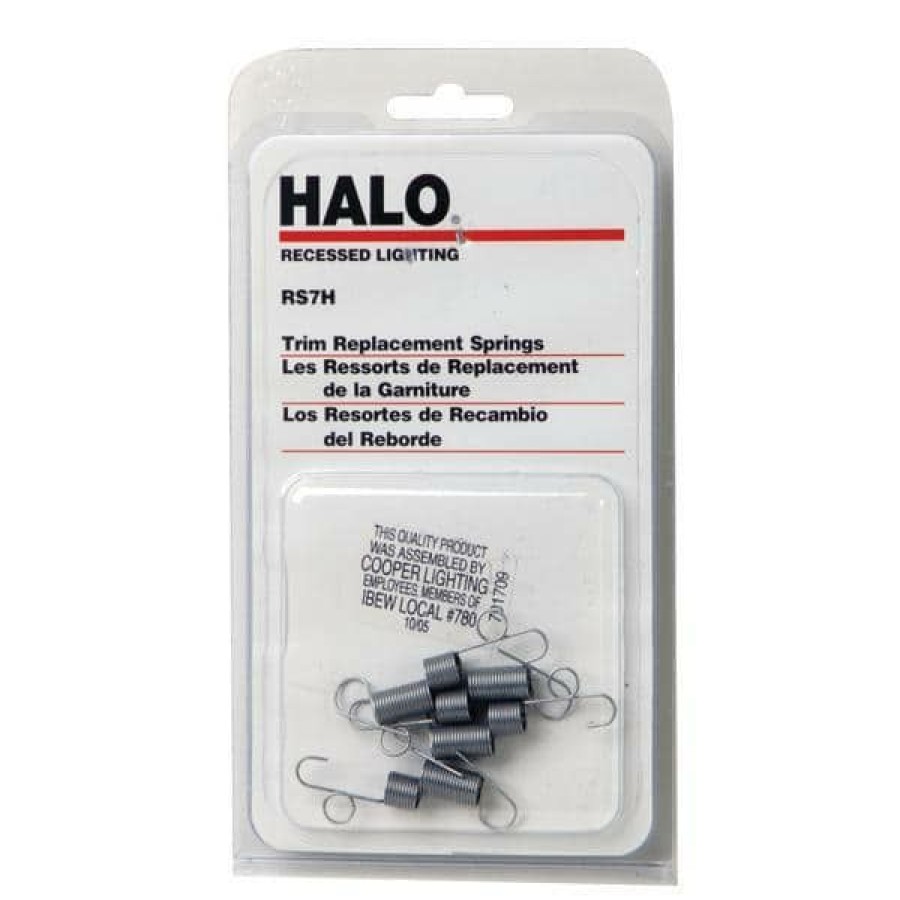 Recessed Lighting * | Recessed Ceiling Light Replacement Trim Springs (4-Pack) By Halo