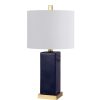 Lamps * | Wendi 23 In. Navy Table Lamp With White Shade By Safavieh